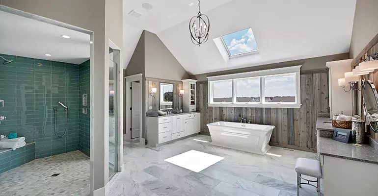 Guest Bathroom Flooring Remodel in Boonville